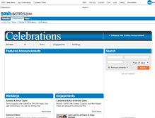 Tablet Screenshot of celebrations.smh.com.au